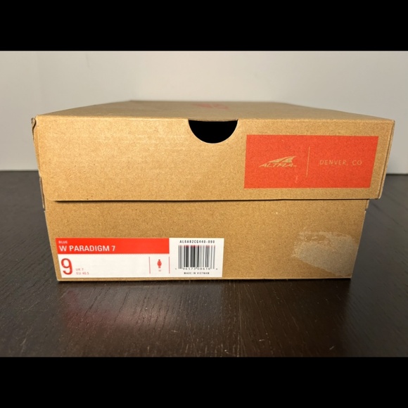 Altra Paradigm 7 Running Shoes Sneakers Blue/White/Yellow Womans 9 - Picture 16 of 16